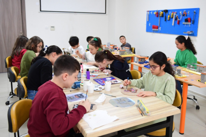 Osmangazi’de çocuklar kitaplardan ilham alarak üretiyor