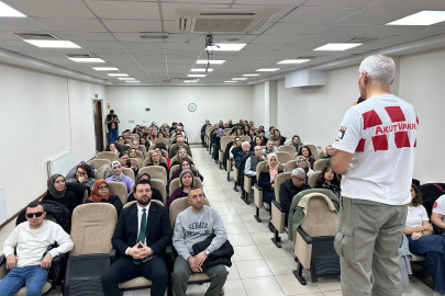 Nilüfer Belediyesi personeline “Temel Afet Bilinci” eğitimi