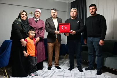 Yıldırım’da şehit ailesine Ramazan ziyareti