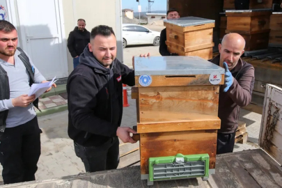 Büyükşehir'den kırsal üretime kovan desteği