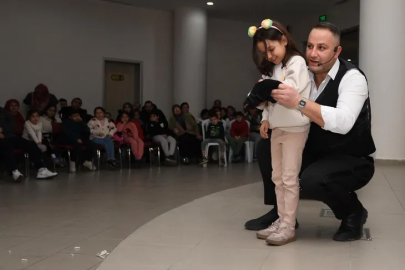 Demirtaş’taki çocuklar doyasıya eğlendi