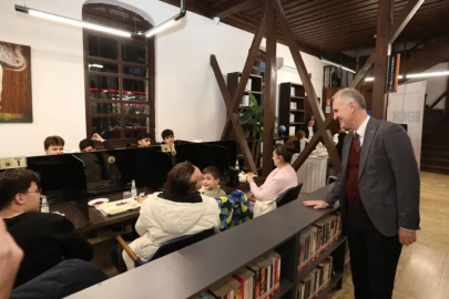 İnegöl’de Başkan Taban öğrencilerle buluştu