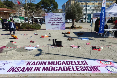 Gemlik’te kadınların mücadelesine güçlü destek