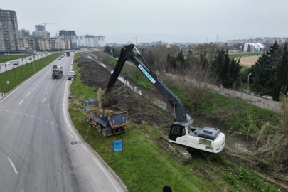Bursa'da Ayafatma Deresi'nde kapsamlı temizlik