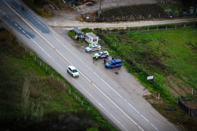 Bursa'da Jandarma havadan ve karadan denetimleri artırdı
