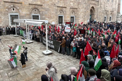 Bursa Gönüllü Kuruluşlar'dan Filistin için tek yürek