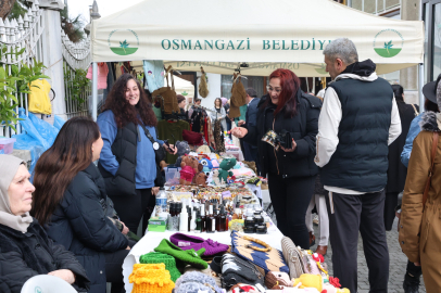 Osmangazi’de kadınların el emeği büyük beğeni topladı