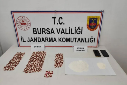 Bursa Yenişehir'de sentetik ecza ele geçirildi