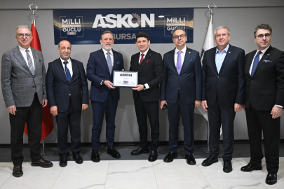 BTSO Yönetim Kurulu Başkanı İbrahim Burkay ASKON’un konuğu oldu