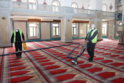 Nilüfer’in ibadethanelerinde bahar temizliği