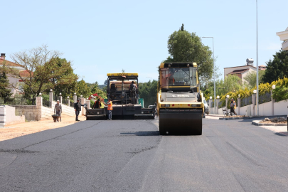 Osmangazi Belediyesi 900 ton asfalt döktü