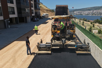 Gemlik'te asfalt çalışmalarına hız verildi
