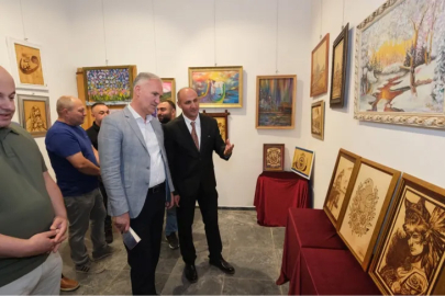 Yüksel Kılıçoğlu’nun kişisel sergisi İnegöl Kent Müzesi’nde açıldı
