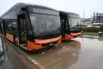 Bursa'ya 55 yeni elektrikli otobüs geliyor...