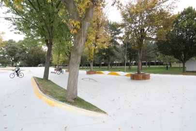 İnegöl'de yeni kaykay ve paten parkta sona gelindi
