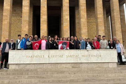 Mudanya ve Nilüfer’den Anıtkabir’e anlamlı ziyaret... Sevgi engel tanımadı